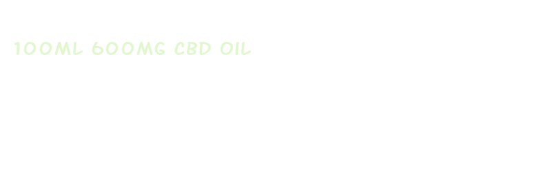 100ml 600mg cbd oil