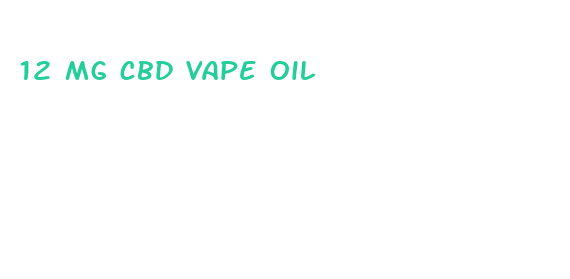 12 mg cbd vape oil