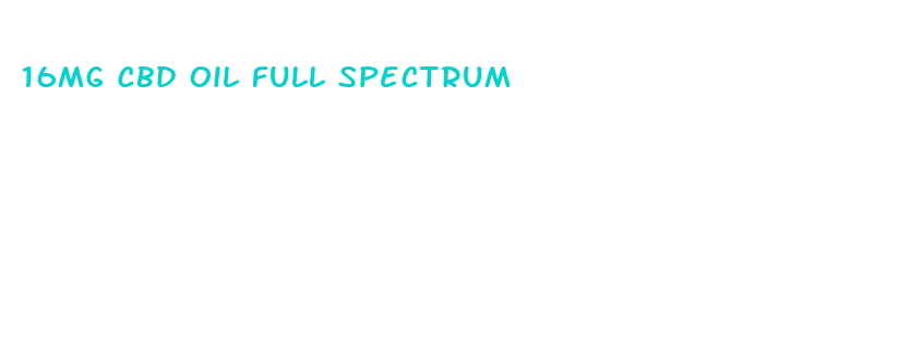 16mg cbd oil full spectrum