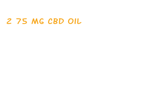 2 75 mg cbd oil