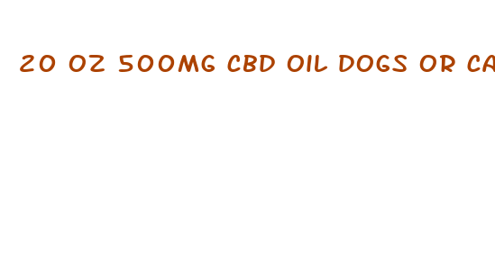 20 oz 500mg cbd oil dogs or canine