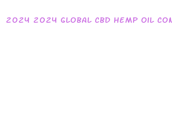 2024 2024 global cbd hemp oil consumption market report