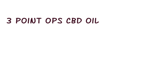 3 point ops cbd oil