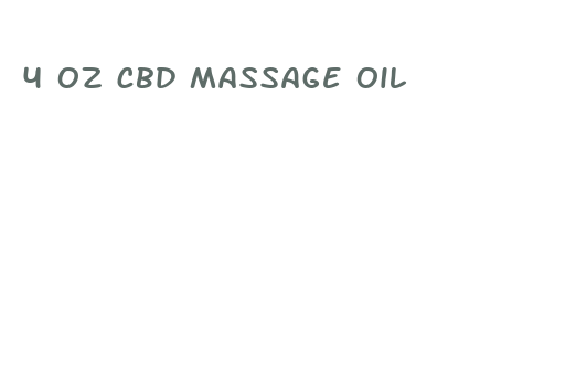 4 oz cbd massage oil