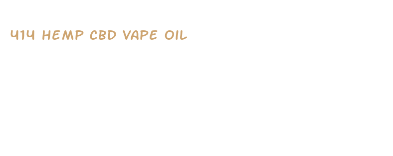 414 hemp cbd vape oil