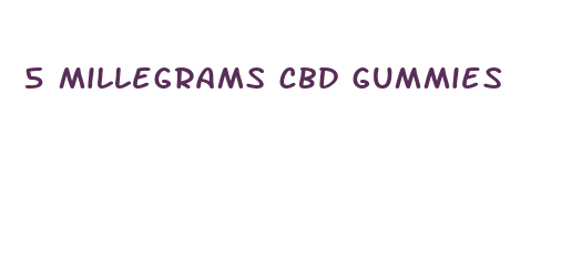 5 millegrams cbd gummies