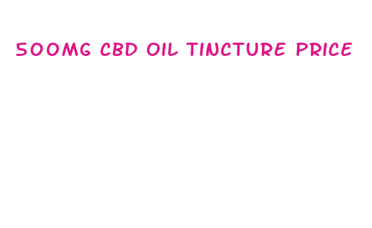 500mg cbd oil tincture price