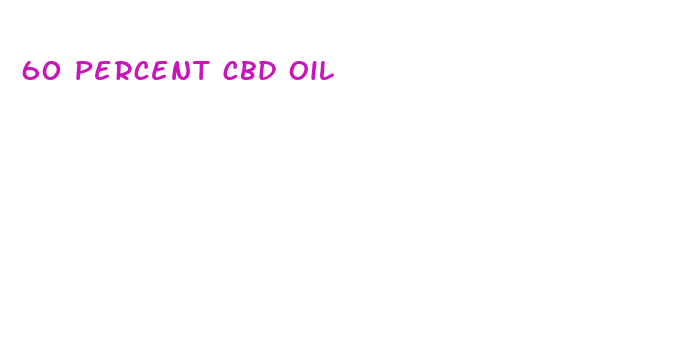 60 percent cbd oil