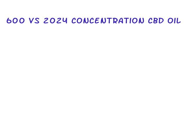 600 vs 2024 concentration cbd oil