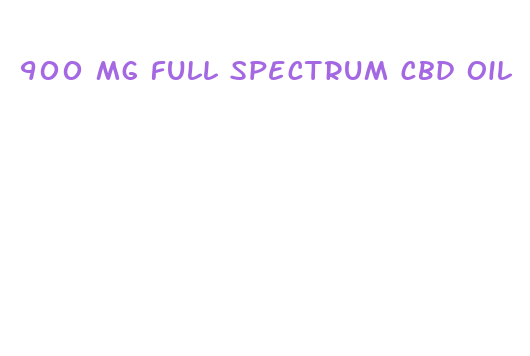 900 mg full spectrum cbd oil