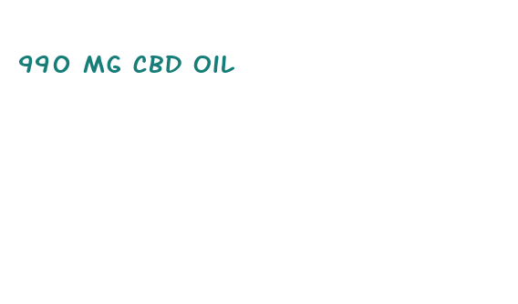 990 mg cbd oil