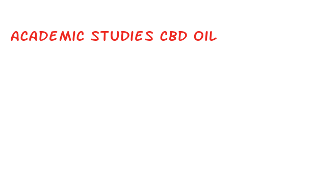 academic studies cbd oil