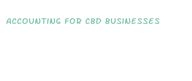 accounting for cbd businesses