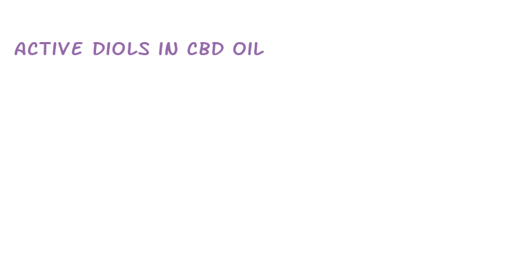 active diols in cbd oil