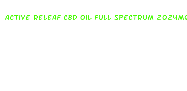 active releaf cbd oil full spectrum 2024mg with mc