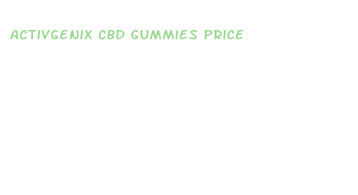 activgenix cbd gummies price