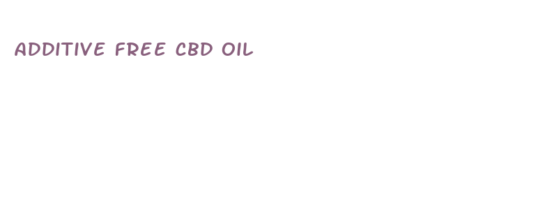 additive free cbd oil