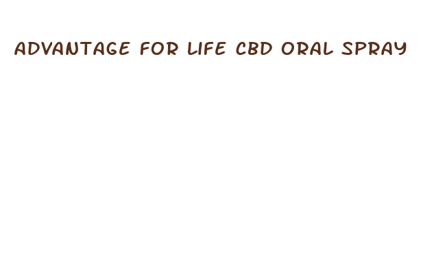 advantage for life cbd oral spray