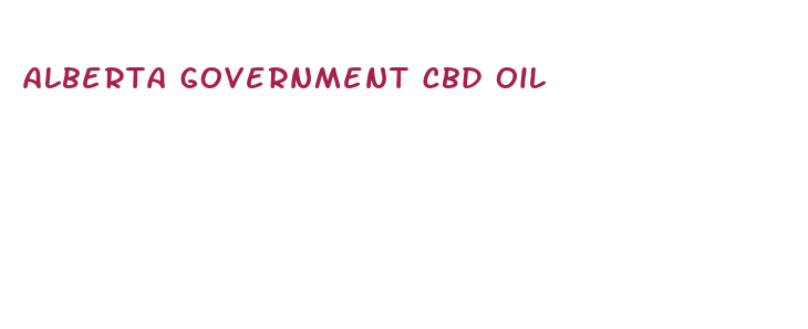 alberta government cbd oil