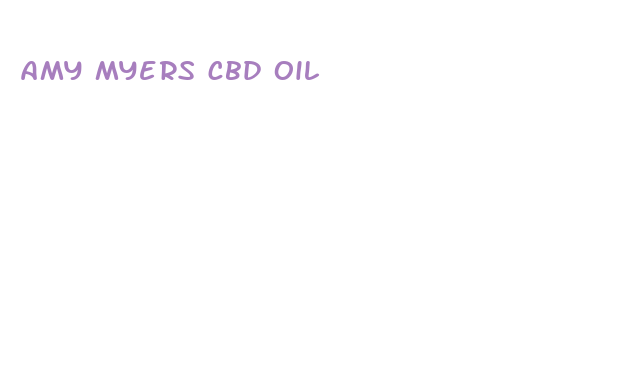 amy myers cbd oil