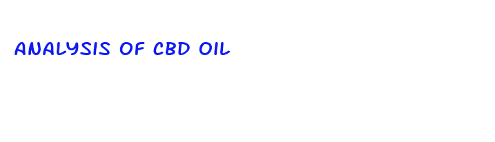 analysis of cbd oil