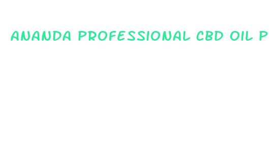 ananda professional cbd oil prices