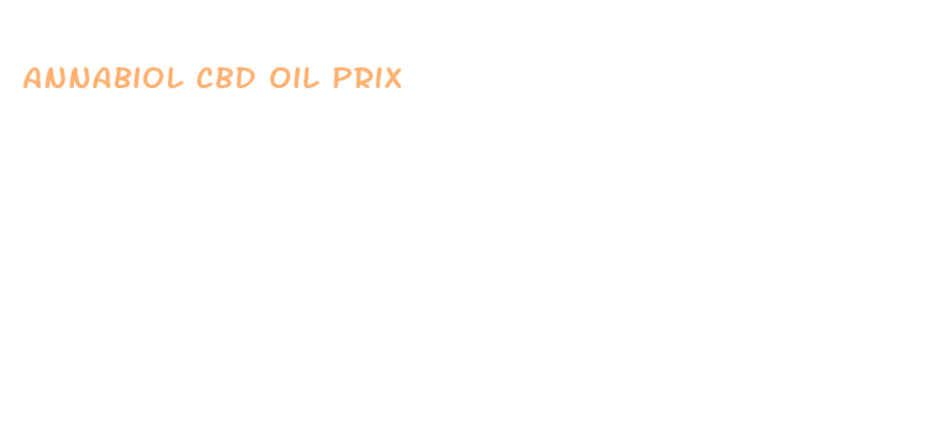 annabiol cbd oil prix