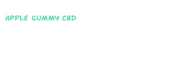 apple gummy cbd