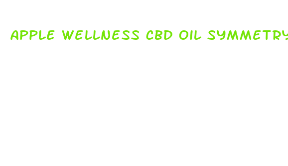 apple wellness cbd oil symmetry