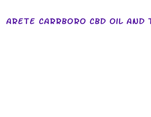 arete carrboro cbd oil and topicals