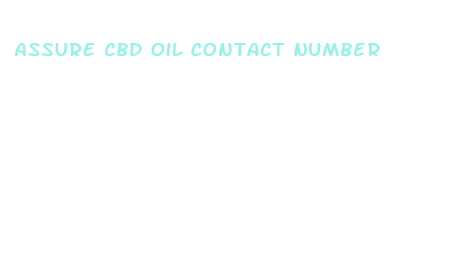 assure cbd oil contact number