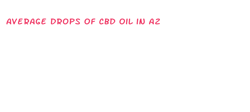 average drops of cbd oil in a2