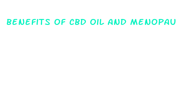 benefits of cbd oil and menopause