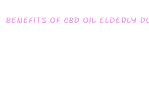 benefits of cbd oil elderly dogs