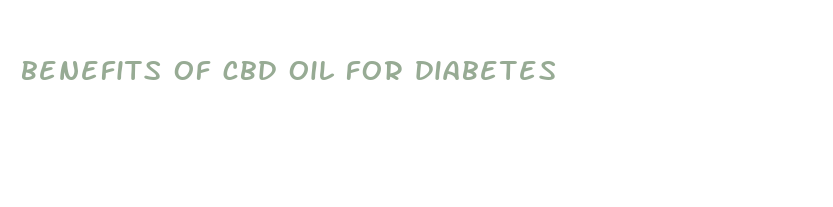 benefits of cbd oil for diabetes