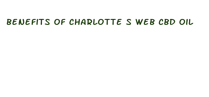 benefits of charlotte s web cbd oil