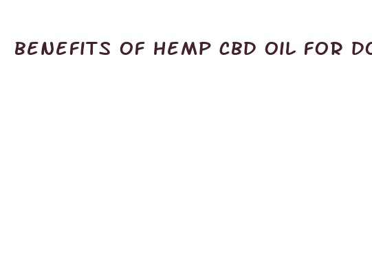 benefits of hemp cbd oil for dogs