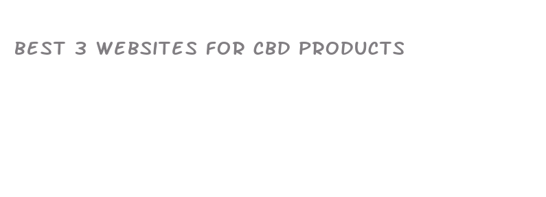 best 3 websites for cbd products