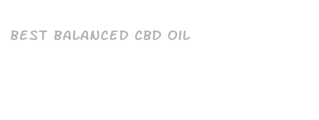 best balanced cbd oil