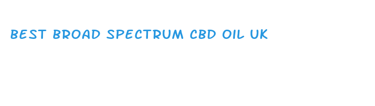 best broad spectrum cbd oil uk