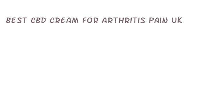 best cbd cream for arthritis pain uk