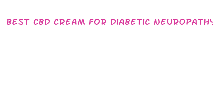 best cbd cream for diabetic neuropathy