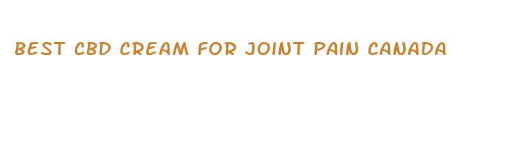 best cbd cream for joint pain canada