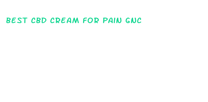 best cbd cream for pain gnc