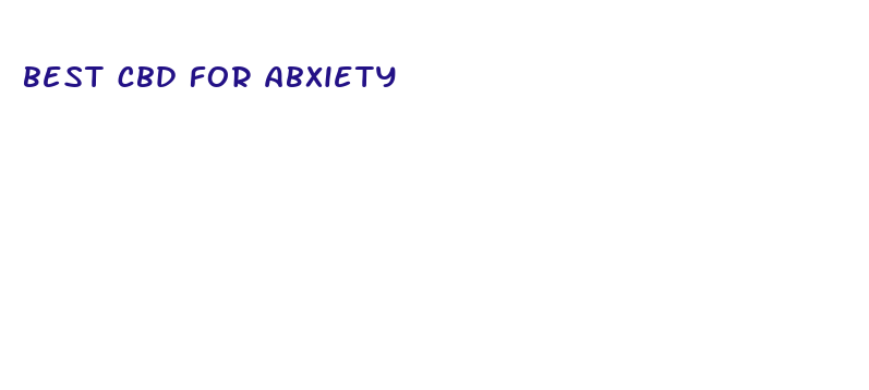 best cbd for abxiety