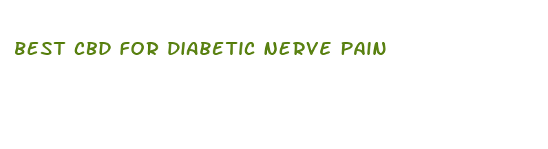 best cbd for diabetic nerve pain