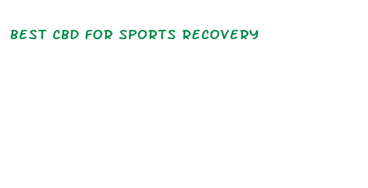 best cbd for sports recovery