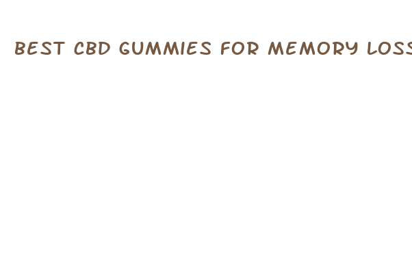 best cbd gummies for memory loss