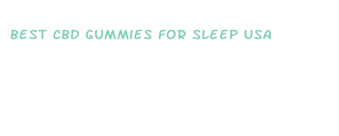 best cbd gummies for sleep usa