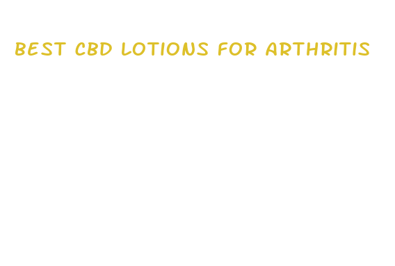 best cbd lotions for arthritis